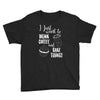 i just want to drink coffee &amp; bake things Youth Tee