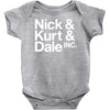 nick kurt dale Baby Onesie