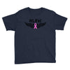 angel wing believe breast cancer Youth Tee
