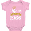 kings are born in 1966 Baby Onesie