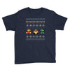 super mario chistmas ugly t shirts Youth Tee