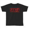 santa red glitter Toddler T-shirt