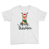 merry cristmas reindeer Youth Tee