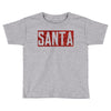 santa red glitter Toddler T-shirt