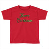 merry christmas green glitter Toddler T-shirt