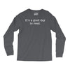 it's a good day to read text Long Sleeve Shirts