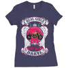 Real Girls Ride With Daryl Ladies Fitted T-Shirt