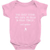 the only thing we have to fear is fear itself, and spiders Baby Onesie