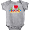 i love sochi Baby Onesie