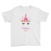 birthday unicorn family series birthday girl Youth Tee